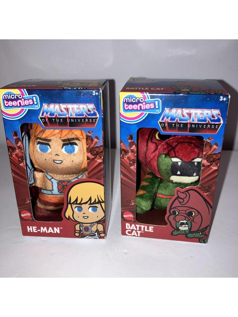 Masters Of The Universe MICRO TEENIES Plush Battle Cat & He-Man